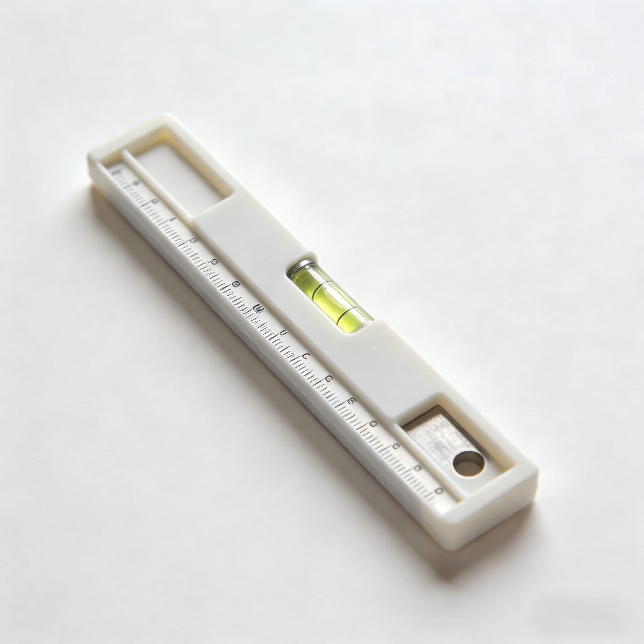 Portable Mini Level & Ruler Tool