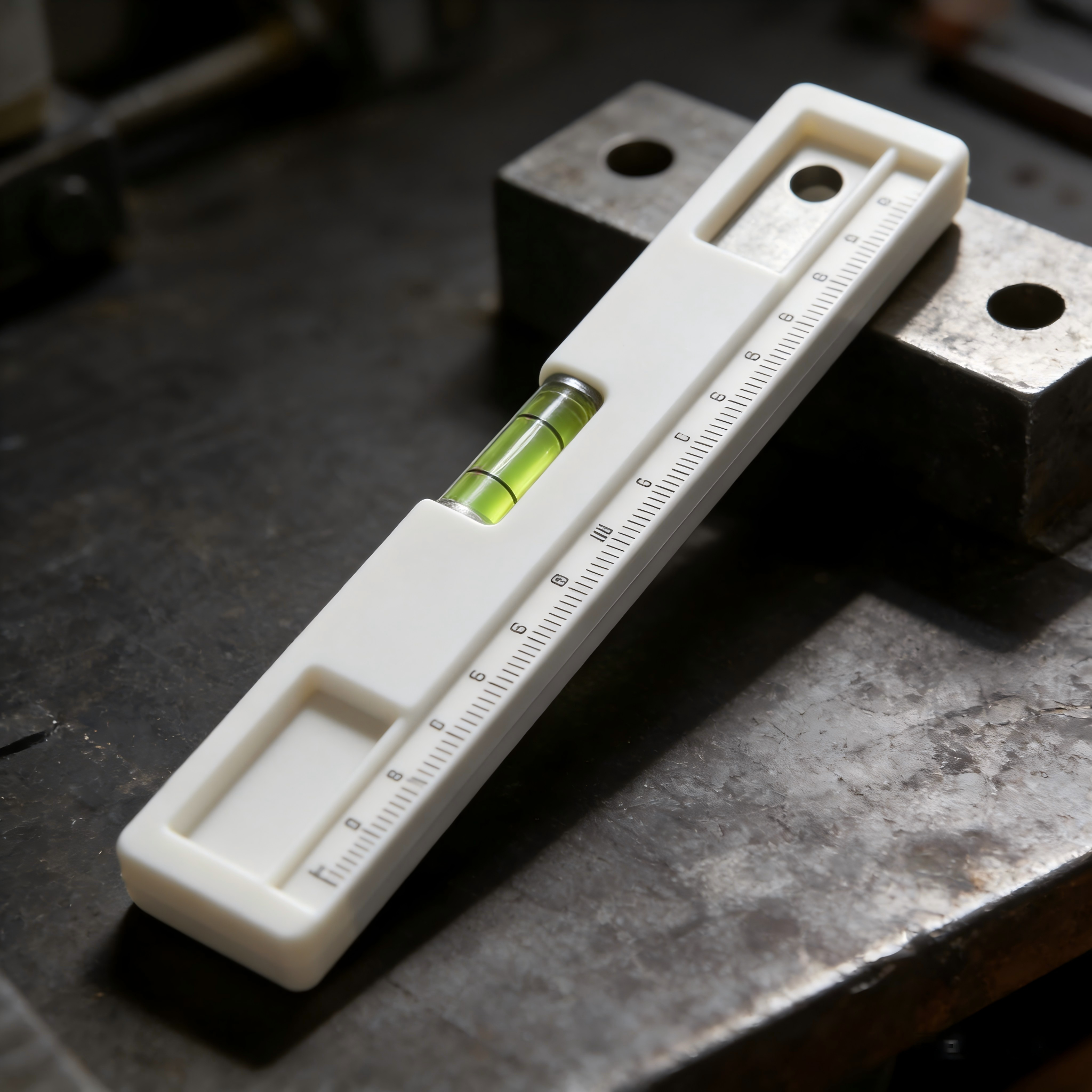 Portable Mini Level & Ruler Tool