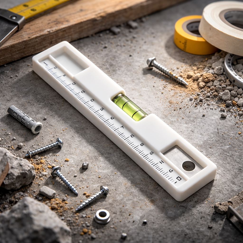 Portable Mini Level & Ruler Tool