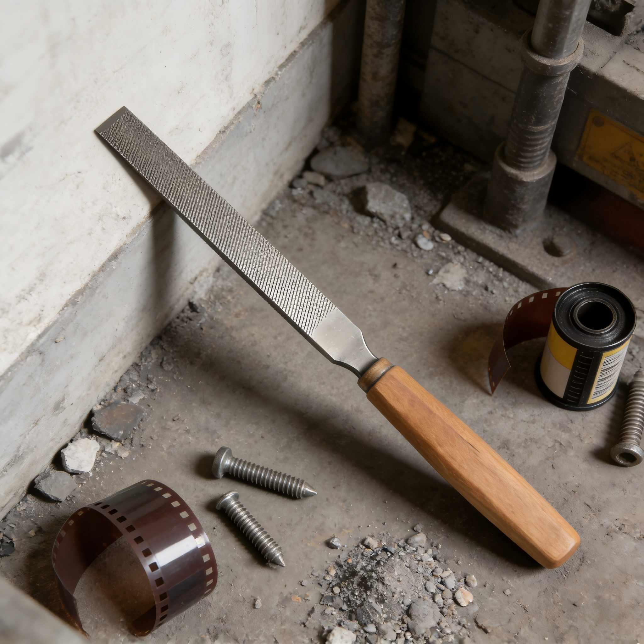 Heavy-Duty Flat Hand File