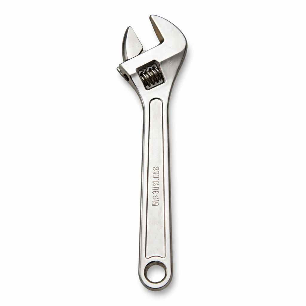 Industrial Chrome Steel Wrench
