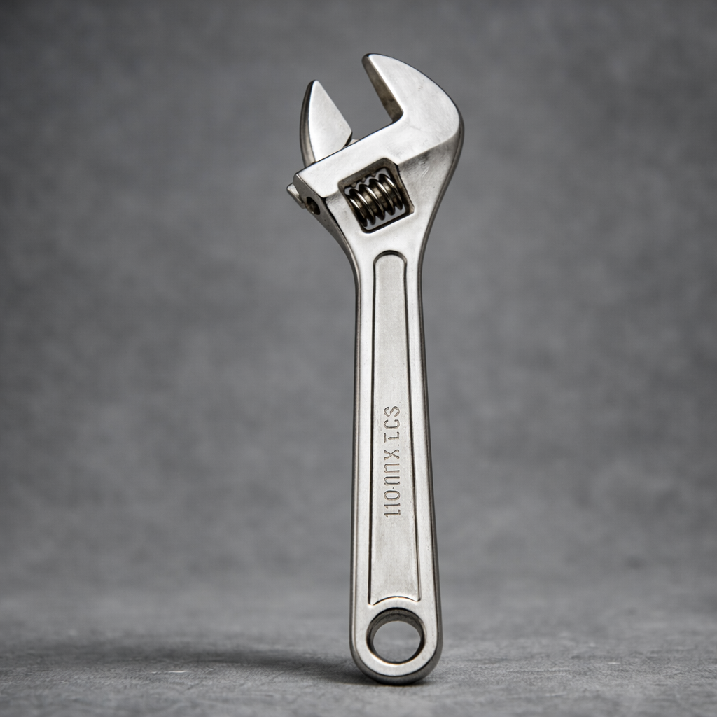 Industrial Chrome Steel Wrench